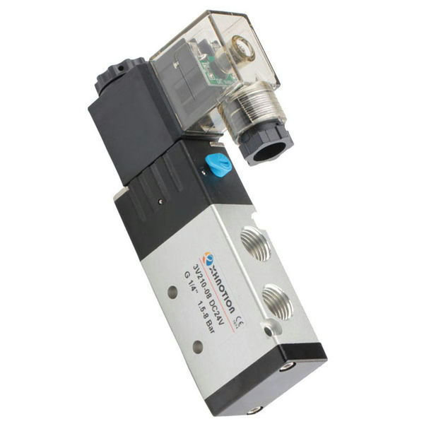 3/2 Way Valve G1/4" 24V= Impulse Aluminum Api A1E232-Asa120 - API Pneumatic Ürünü