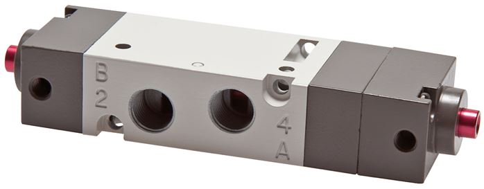 5/3 Way Valve G1/8" 12V= Center Closed Api A1E170-Asa1201200 - API Pneumatic Ürünü