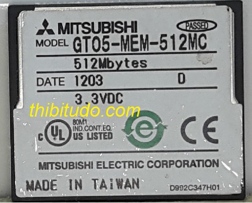 Mitsubishi Electric Part Code: GT05-MEM-512MC - Yonwoo