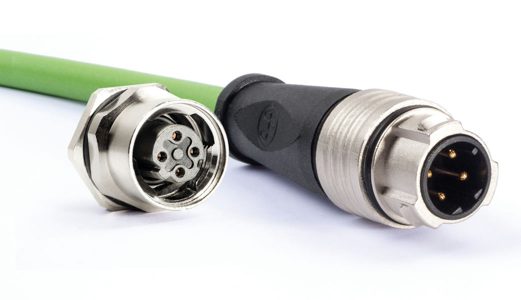 Connector Straight M12 'M12G4Pvc K5.0' - Clavis Ürünü