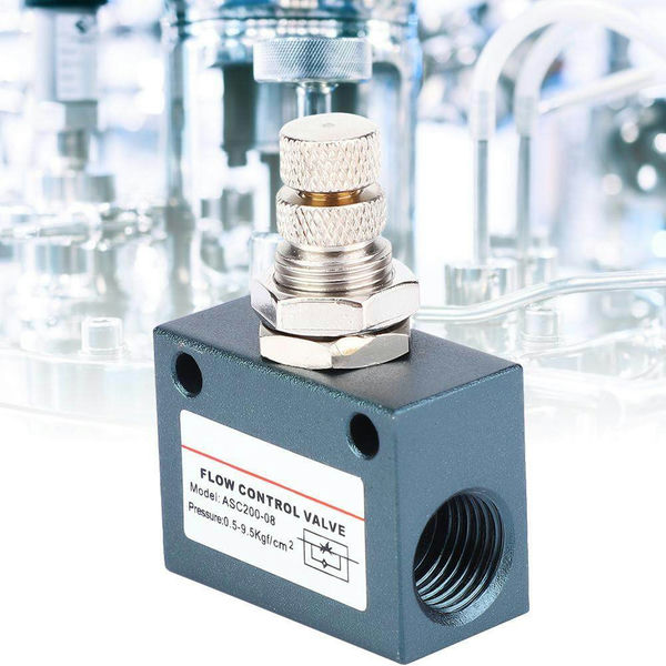 Block Throttle Valve G1/8" Aluminum Pneumax 'Bd 18 F' - Sicest Ürünü