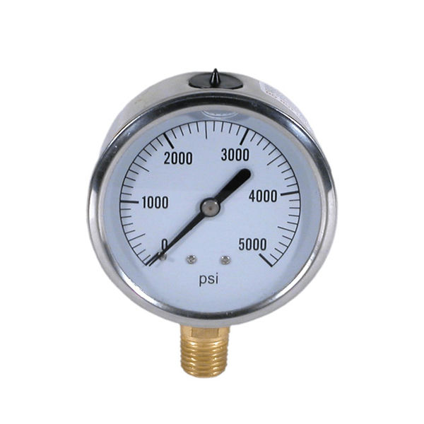 Glycerin Pressure Gauge Va 63Mm 1/4/R -1/5Bar