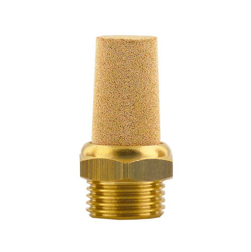 Compressed Air Silencer Brass/Sintered Bronze Short G3/8 Sd 38 Msk