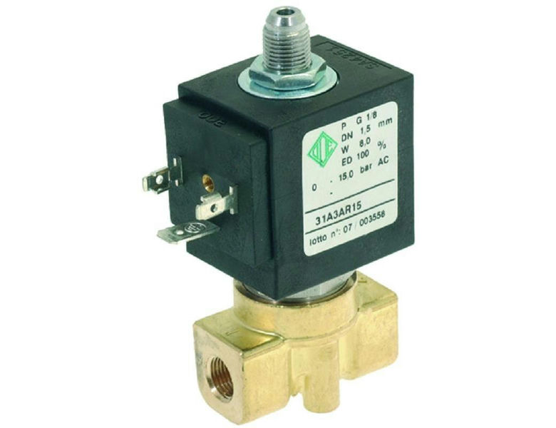 Solenoid Valve 1/8 230V 4Bar D2120-Pvc-15E-230Ac