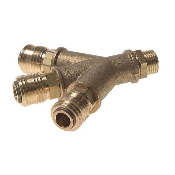 3-Way Air Switch Brass G3/8 16Bar Lw 338 Ms