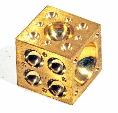 T-Piece Block Brass G1/4 16Bar Tiab 14 Ms