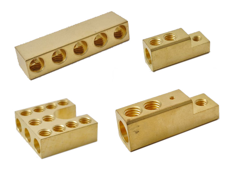 T-Piece Block Brass G1/8 16Bar Tiab 18 Ms