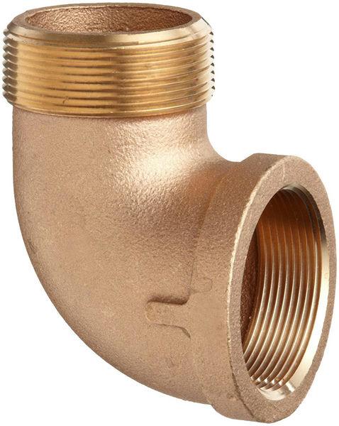 90° Elbow Block Brass G1/2 16Bar Wiab 12 Ms