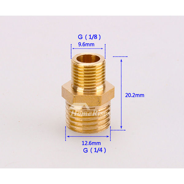 Thread Reducing Sleeve Brass G1/8 G1/2 16Bar Mu 1812 Msv