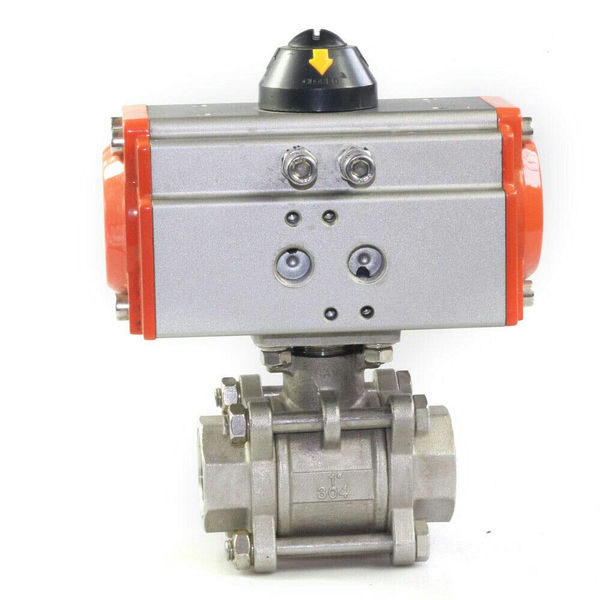 Ball Valve Pneumatic Double G3 Brass Kh Pd 300 Msv