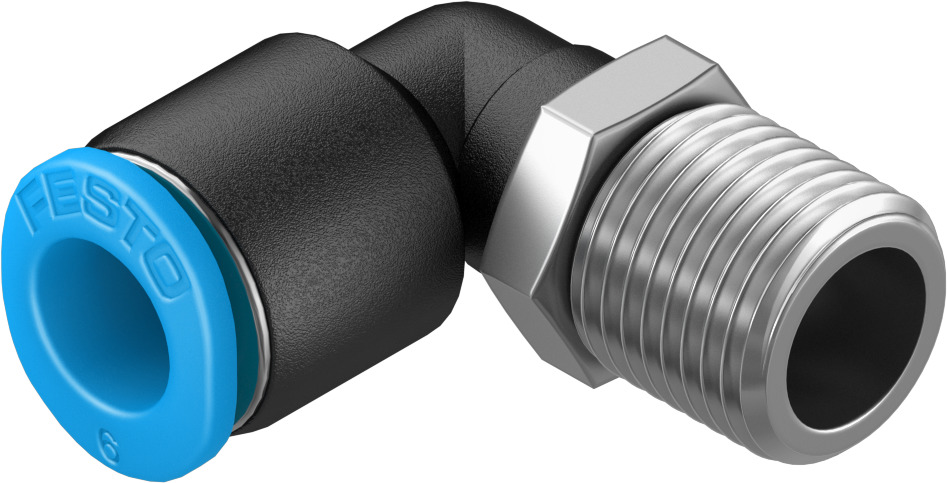 L Push-In Fitting 90° R1/8 4Mm Qwdpk 184 Msv