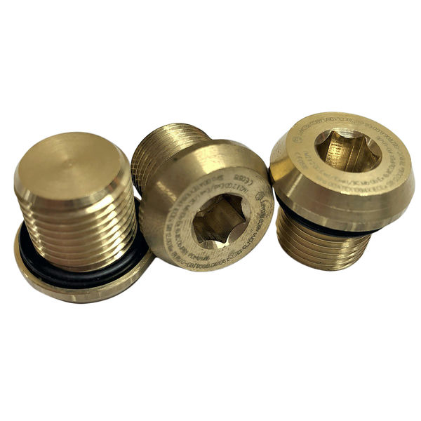 Closing Cap Blind Plug Brass G3/4 16Bar Vsk 34 Ms