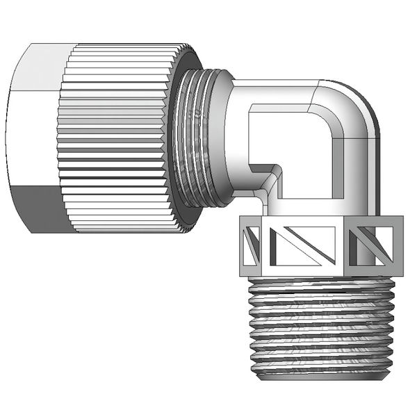 Screw-In Fitting Pvdf G1/2 10X8Mm C12 128 Pvdf