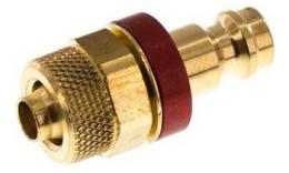 Coupling Plug Union Nut Nw5 Brass 8X6Mm Ks 8/6