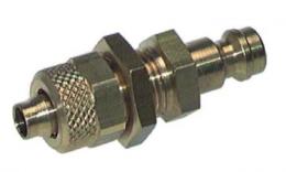 Bulkhead Coupling Plug Hose Nozzle Nw5 Brass 8Mm Kss 8 Msv