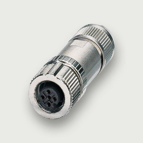 Connector 90° M12 M12W4Pvc K2.0