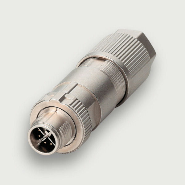 Connector 90° M12 M12W4Pvc K0.3