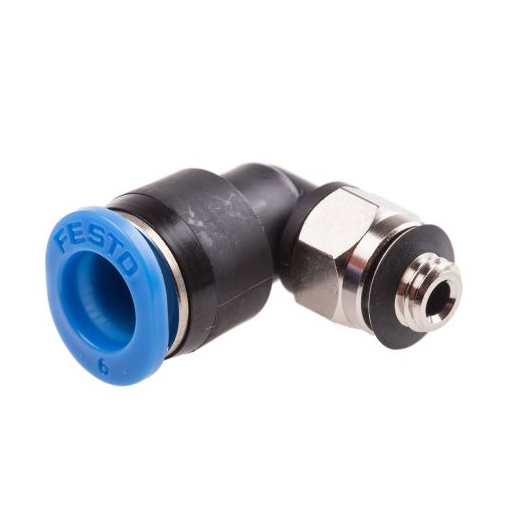 L Push-In Fitting 90° Long Mini M5 6Mm Qwdp 56 L Mini