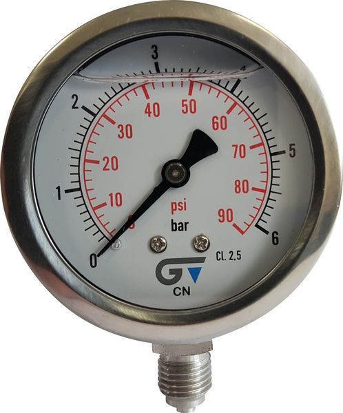 Pressure Gauge Plastic 40Mm 1/8/R 0/25Bar Mk400/25U