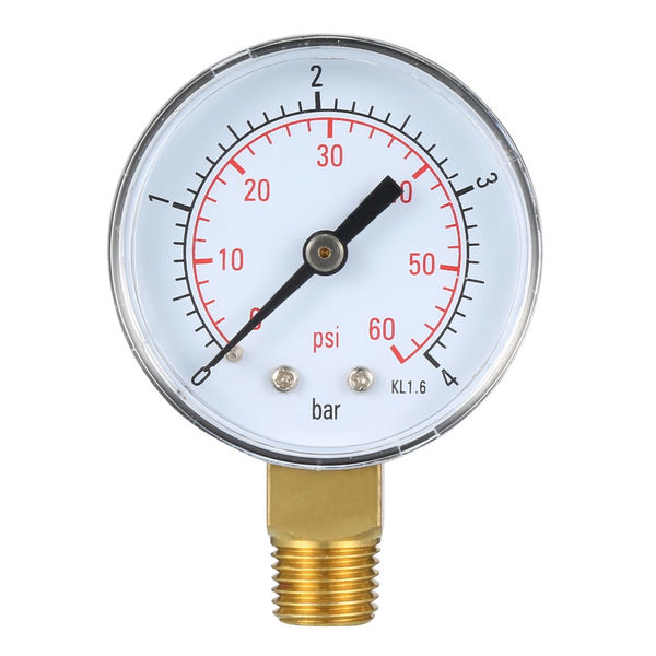 Pressure Gauge Steel Panel 63Mm 1/4/A 0/6Bar Bb Msed630/6H