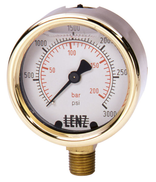 Pressure Gauge Va/Stainless Steel 100Mm 1/2/R 0/160Bar Mei1000/160U