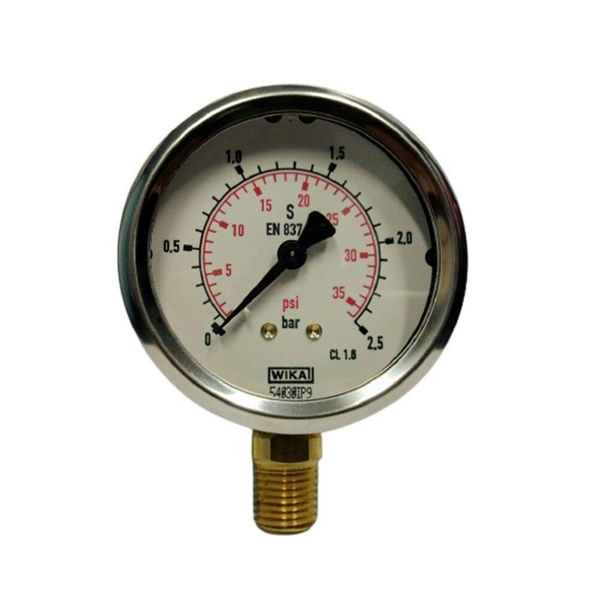 Pressure Gauge Steel Panel 40Mm 1/8/A 0/2.5Bar Bb Msed400/2.5H